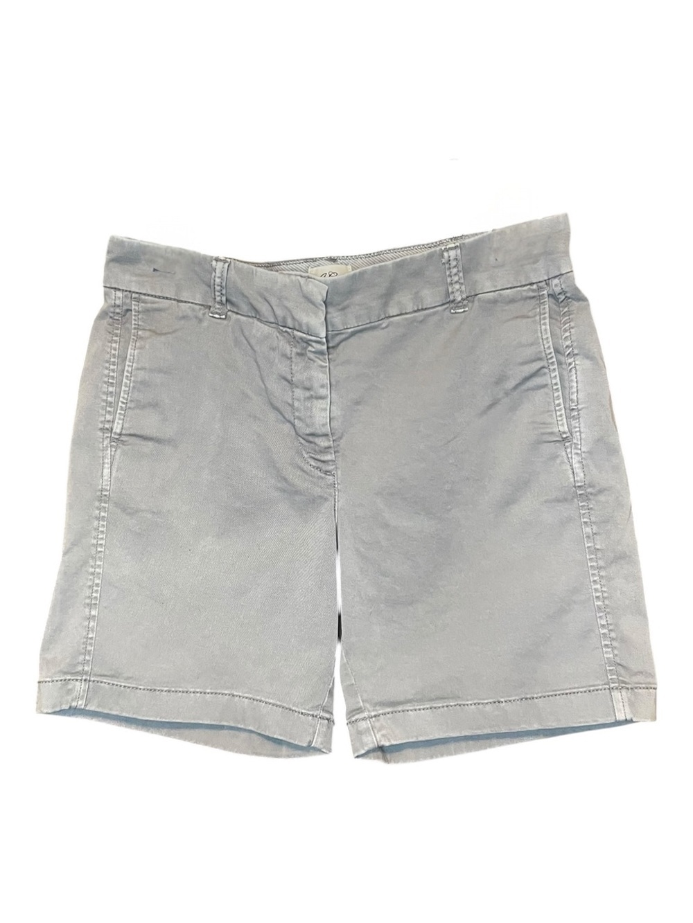 J. Crew 7” Stretch Chino Short Storm Grey Size 6